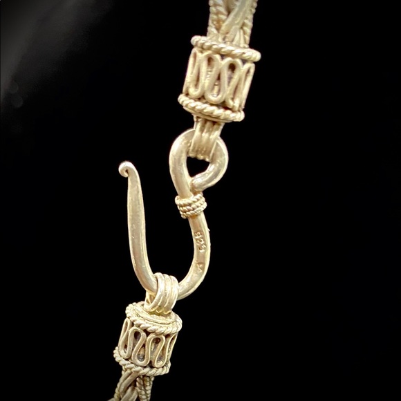 Artisan Handmade Sterling Statement Necklace - Picture 3 of 5